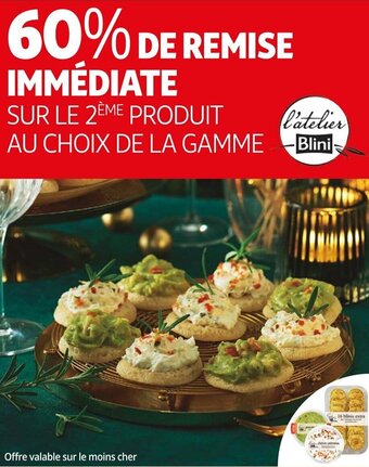 Auchan L'atelier blini offre