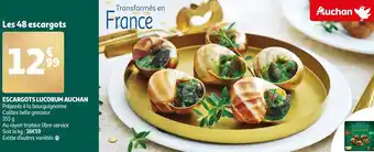 Auchan Escargots lucorum auchan offre