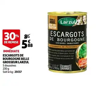 Auchan Escargots de bourgogne belle grosseur LARZUL offre