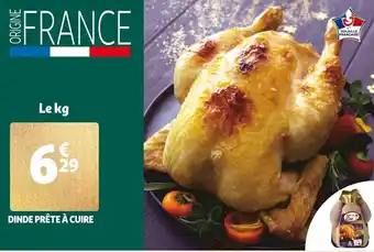 Auchan Dinde prête à cuire offre