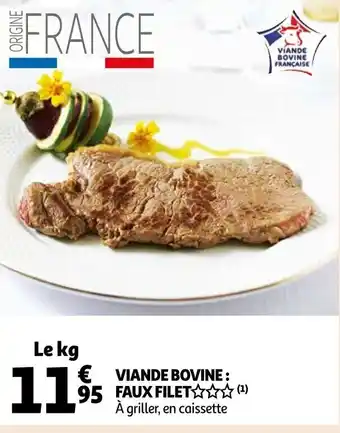 Auchan Viande bovine : faux filet offre