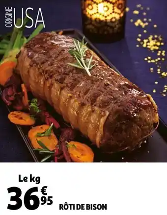 Auchan Rôti de bison offre