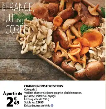 Auchan Champignons forestiers offre