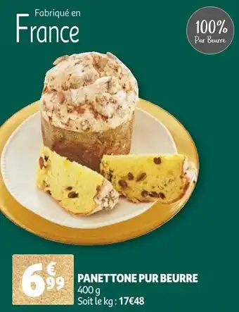 Auchan Panettone pur beurre offre