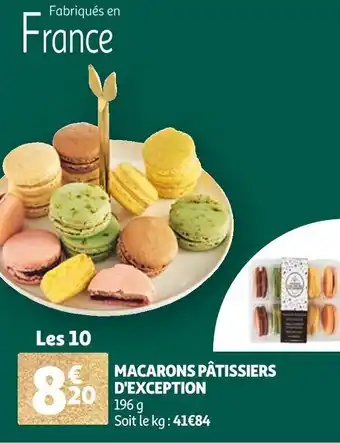 Auchan Macarons pâtissiers d'exception offre