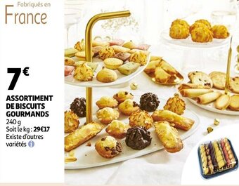 Auchan Assortiment de biscuits gourmands offre