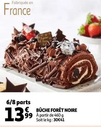 Auchan Bûche forêt noire offre