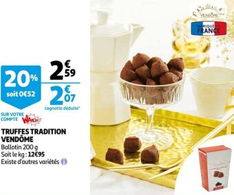 Auchan Truffes tradition vendôme offre