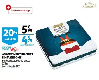 Assortiment biscuits fins VENDOME