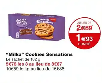 Milka cookies Sensation