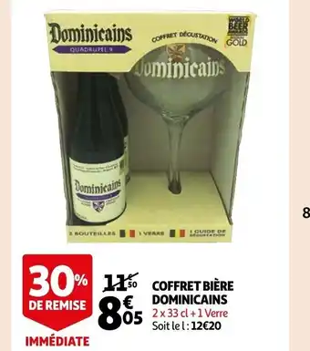 Auchan Coffret Bière Dominicains offre