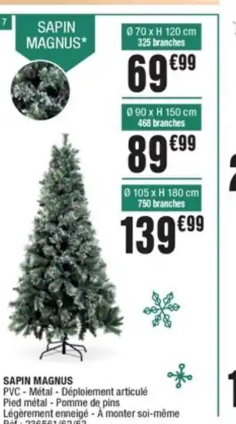 La Foir'Fouille Sapin Magnus offre