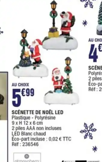 La Foir'Fouille Scénette de Noel Led offre