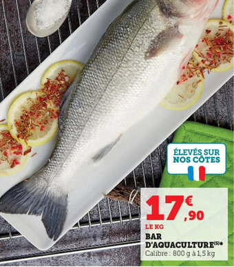 Super U Bar d'aquaculture offre