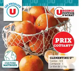Super U Clementine u offre