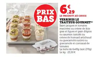 Super U Verrines le traiteur gourmet offre