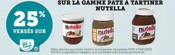 Super U Nutella offre