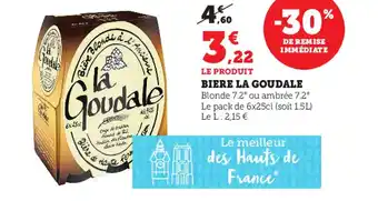 Super U Biere LA GOUDALE offre