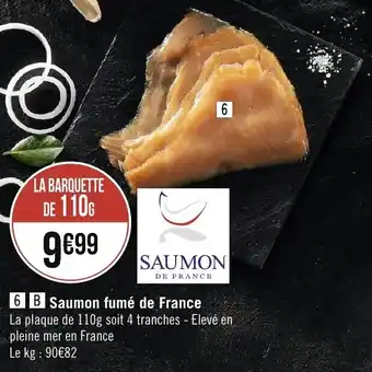 Géant Casino Saumon fumé de france offre