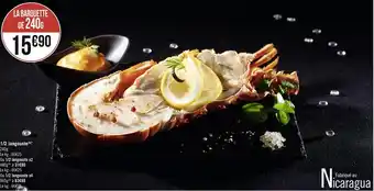 Géant Casino 1/2 langouste offre