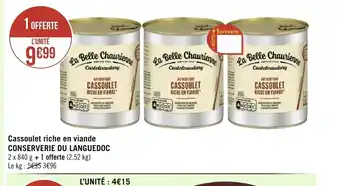 Géant Casino Cassoulet Riche En Viande Conserverie Du Languedoc offre