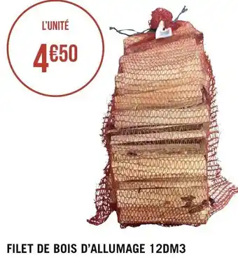 Géant Casino Filet de Bois d'Allumage 12DM3 offre