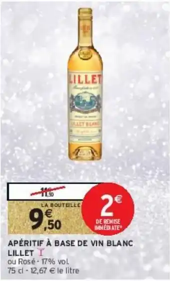 Apéritif à base de vin blanc lillet