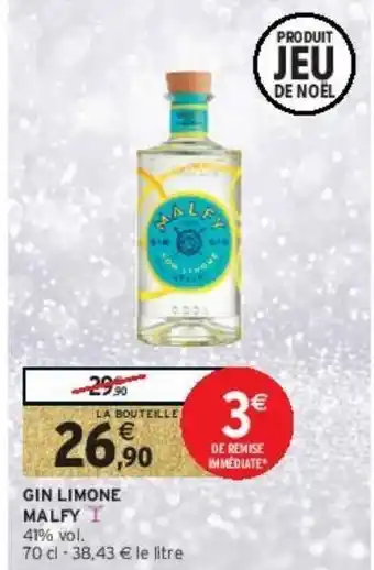 Intermarché Gin limone malfy offre