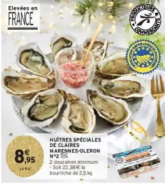 Huîtres spéciales de claires marennes-oleron n°2