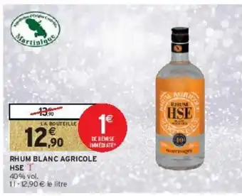 Intermarché Rhum blanc agricole hse offre