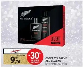 Intermarché Coffret legend all blacks offre