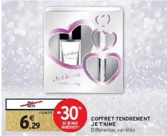 Intermarché Coffret tendrement je t'aime offre