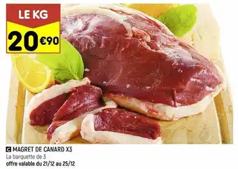 Magret de canard x3