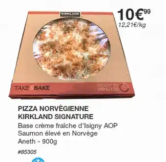 Costco Pizza Norvégienne Kirkland Signature offre
