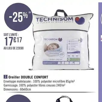 Oreiller Double Confort
