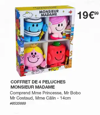 Costco Coffret De 4 Peluches Monsieur Madame offre