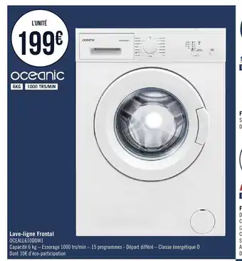 Géant Casino Lave-Linge Frontal offre
