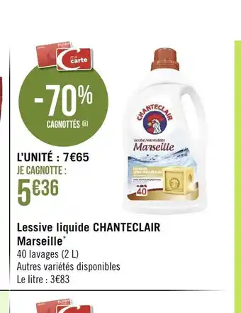 Lessive Liquide Chanteclair Marseille