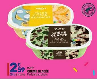 ALDI Crème Glacée Mucci offre
