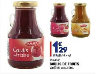 ALDI Coulis De Fruits Tamara offre