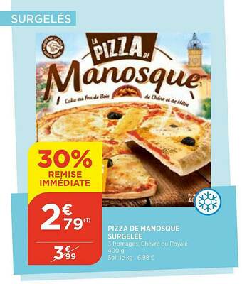 Bi1 Pizza De Manosque Surgelée offre