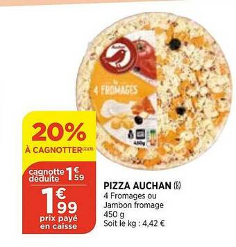 Bi1 Pizza Auchan offre