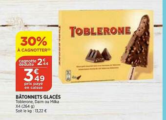Bi1 Bâtonnets Glacés offre