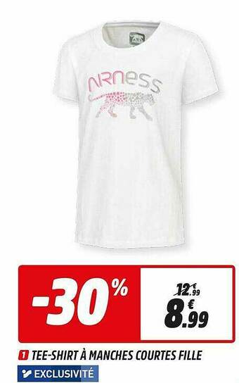 Tee-shirt à Manches Courtes Fille Airness