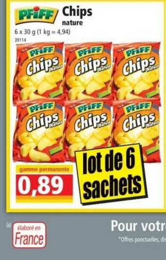 Norma Chips Nature Pfiff offre