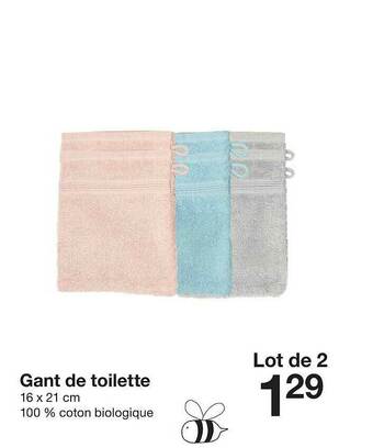 Zeeman Gant De Toilette offre