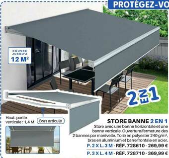 Shopix Store Banne 2 En 1 offre