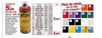 Provence Outillage Bombe fm spray offre