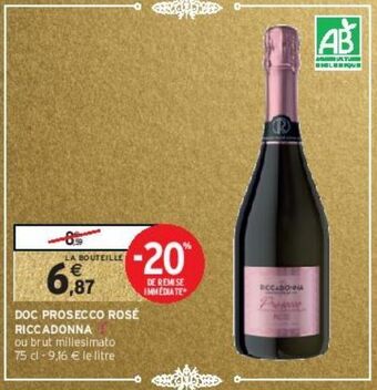 Intermarché Hyper Doc prosecco rosé riccadonna offre
