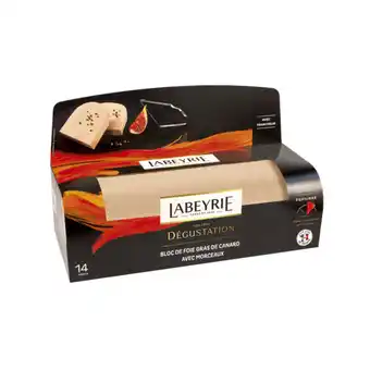 Auchan Bloc de foie gras de canard dégustation labeyrie offre